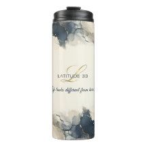 Latitude arte em tinta alcoólica artística