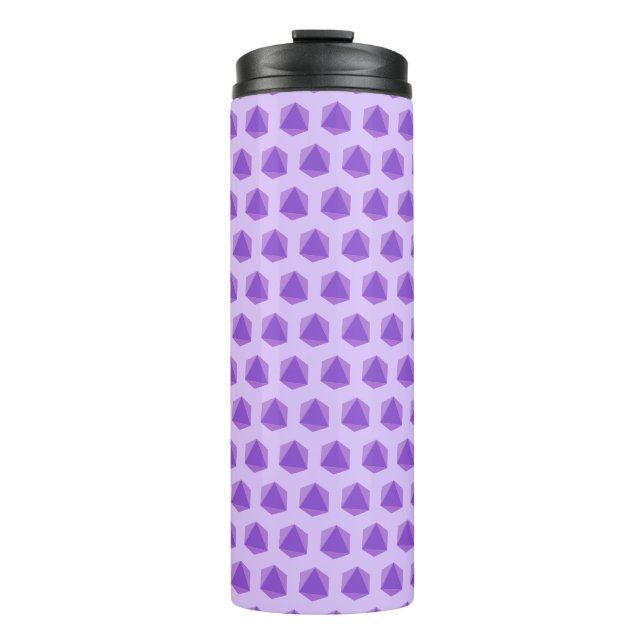 Garrafa Térmica Lavanda de Dice Gráfico (Frente)