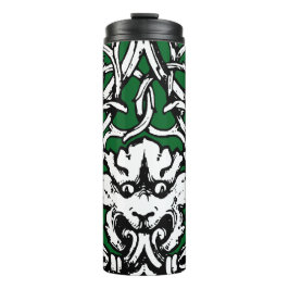 Garrafa Térmica Leão Knotwork do Século 20 inicial