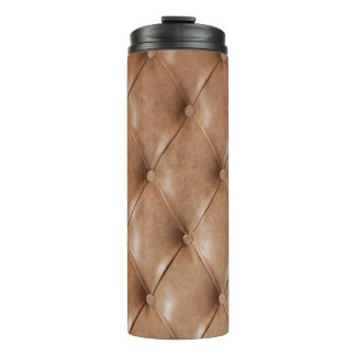 Garrafa Térmica Leather Sofa: Fundo Texturizado