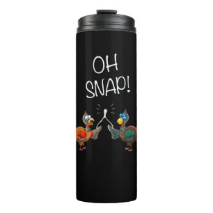 Garrafa Térmica Legal Oh Snap! Turca Engraçada Com Agradecimento D