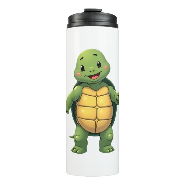 Garrafa Térmica Legal Tartaruga Sem Cabeça Figurino de Halloween _ (Frente)