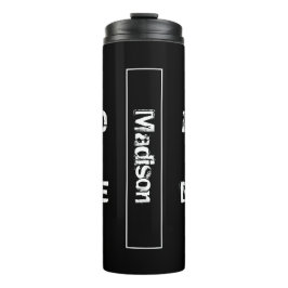 Garrafa Térmica Leia a Bíblia preto e branco