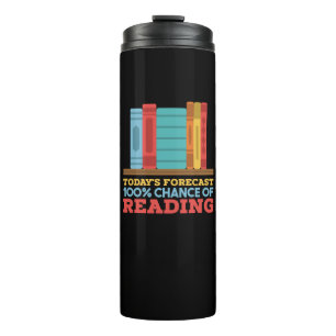 Garrafa Térmica Leitura - 100% de chance de ler livros engraçados