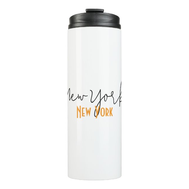 Garrafa Térmica Lembrança da Cidade de Nova York, Nova York (Frente)