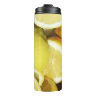 Garrafa Térmica Lemons Amarelo