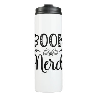 Garrafa Térmica Lendo Nerd do Livro de Arte