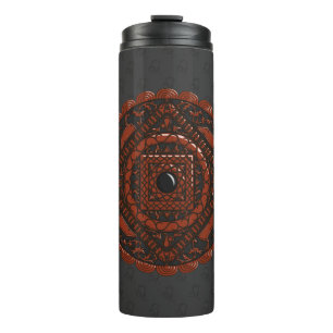 Garrafa Térmica Leo Mandala Thermal Tumbler