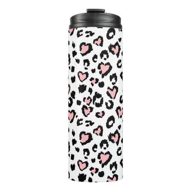 Garrafa Térmica Leopard or jaguar seamless pattern, textured fashi (Frente)