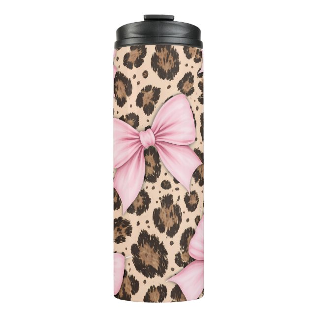 Garrafa Térmica Leopard print tumbler  (Frente)