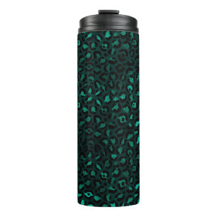 Garrafa Térmica Leopardo Dourado e Teto Série Design 4