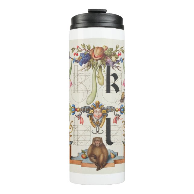 Garrafa Térmica Letras k e l de Mira Calligraphiae Monumenta (Frente)