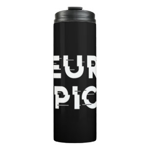 Garrafa Térmica Leve, ajustado clássico, capa de agulha dupla e