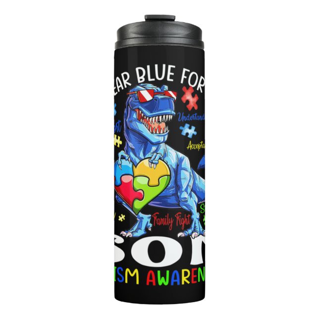 Garrafa Térmica Leve, ajustado clássico, capa de agulha dupla e (Frente)