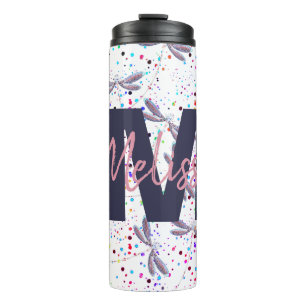 Garrafa Térmica Libélulas Personalizadas em Voo Caneca Térmica