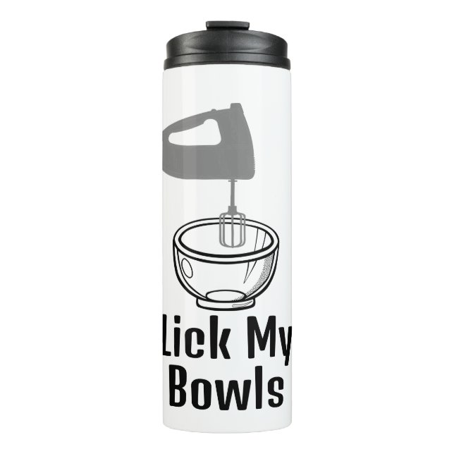 Garrafa Térmica Lick My Bowls Thermal Tumbler (Frente)