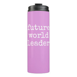 Garrafa Térmica Líder do Mundo Futuro, Inspirando Cotação Rosa