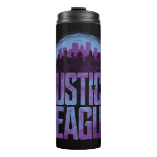 Garrafa Térmica Liga da Justiça  Silhuette da Liga da Justiça