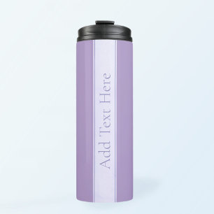 Garrafa Térmica Lilás Roxo Leve Elegante Personalizável