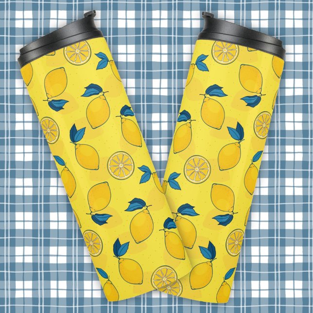 Garrafa Térmica Limão de Citros Fresco (Criador carregado)