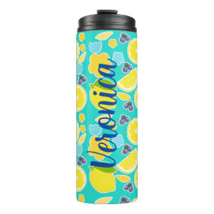Garrafa Térmica Limão de Verão Moderno