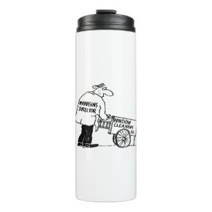 Garrafa Térmica Limpador de Janelas com Carrinho de Limpeza de Jan