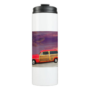 Garrafa Térmica LIN55 Woody.tif vermelho