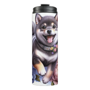 Garrafa Térmica Linda Shiba Inu Dog