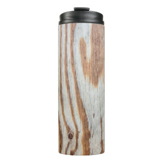 Garrafa Térmica Linda textura de madeira ou fundo abstrato, gr