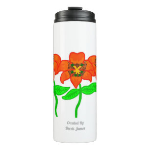 Garrafa Térmica Linda Tiger Lily Thermal Tumbler