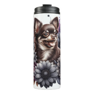 Garrafa Térmica Lindas Rações de Cachorro/Cachorro Chihuahua