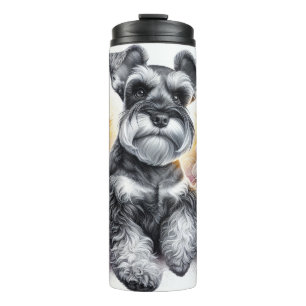 Garrafa Térmica Lindas Rações de Cachorro/ Cachorro de Miniatura