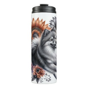 Garrafa Térmica Lindas Rações de Cachorro/Cachorro Finlandês Spitz