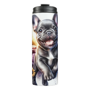 Garrafa Térmica Lindas Rações de Cachorro/Cachorro Francês