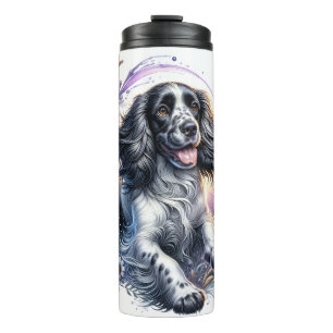 Garrafa Térmica Lindas Rações de Cachorro/Springer Spaniel