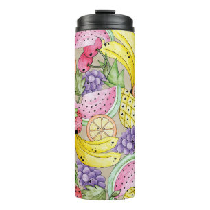 Garrafa Térmica Linha Frutas Fun