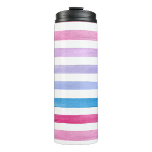 Garrafa Térmica Linhas coloridas