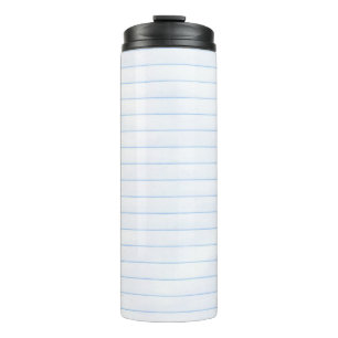 Garrafa Térmica Linhas de textura de papel para notebooks