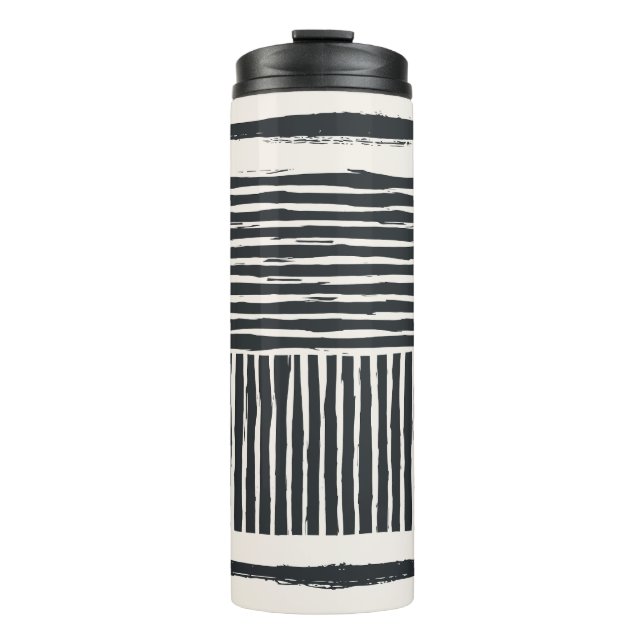 Garrafa Térmica Linhas pretas (Frente)