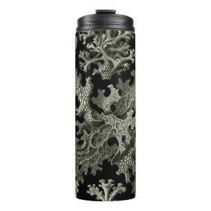 Garrafa Térmica Líquen por Ernst Haeckel, Plantas da Natureza Vint