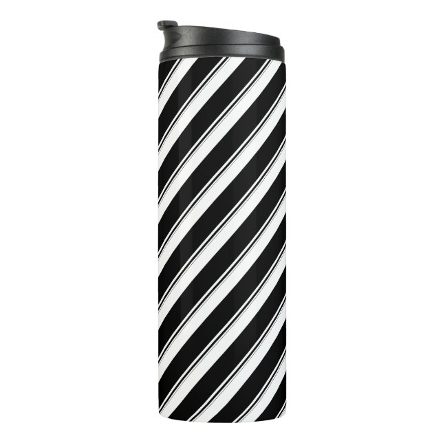 Garrafa Térmica Listras Multicoloridas (Rotação à direita)