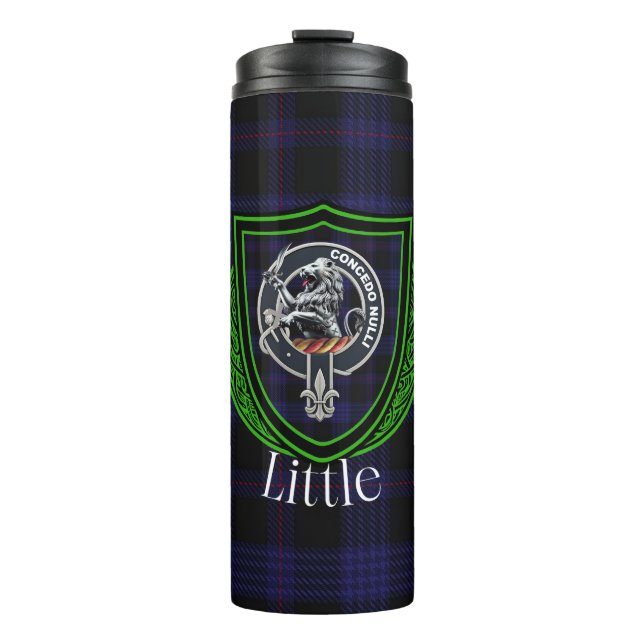 Garrafa Térmica Little Scottish Clan Tartan & Crest (Frente)