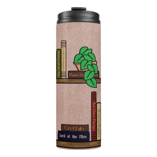 Garrafa Térmica Livros (Frente)