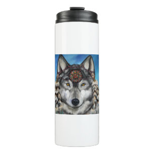 Garrafa Térmica Lobo Cinzento