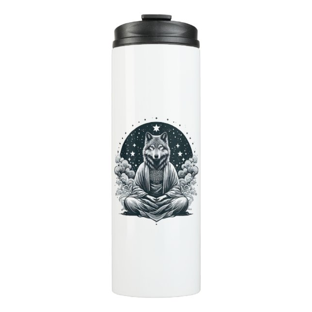 Garrafa Térmica Lobo Consciente (Frente)