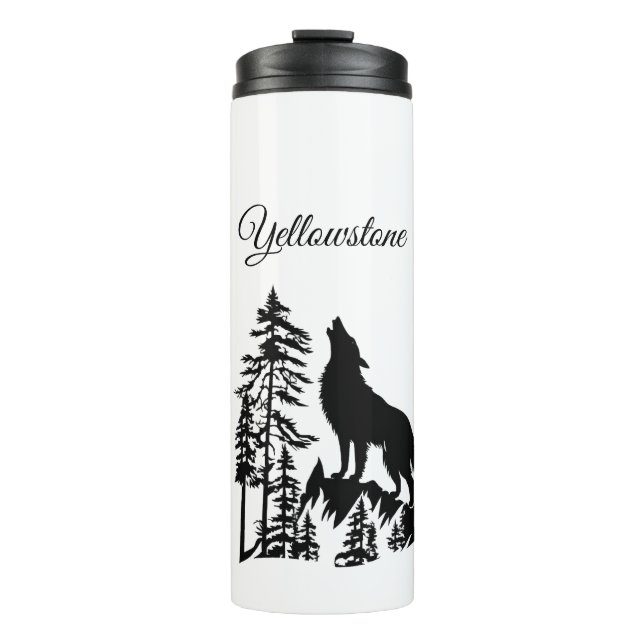 Garrafa Térmica Lobo Tumbler-Yellowstone (Frente)
