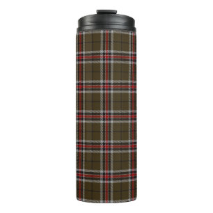 Garrafa Térmica  Loch Ness Scottish District Fashion Tartan Xadrez