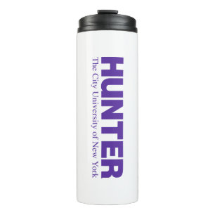Garrafa Térmica Logotipo Acadêmico Hunter College CUNY