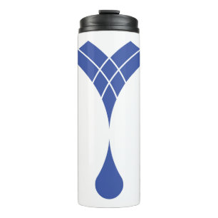 Garrafa Térmica logotipo de gota de água em tumbler térmico