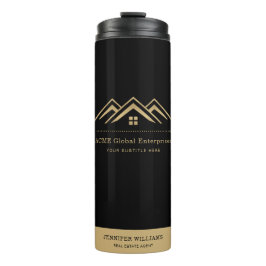 Garrafa Térmica Logotipo do Realtor de Promocional Imobiliário Mod